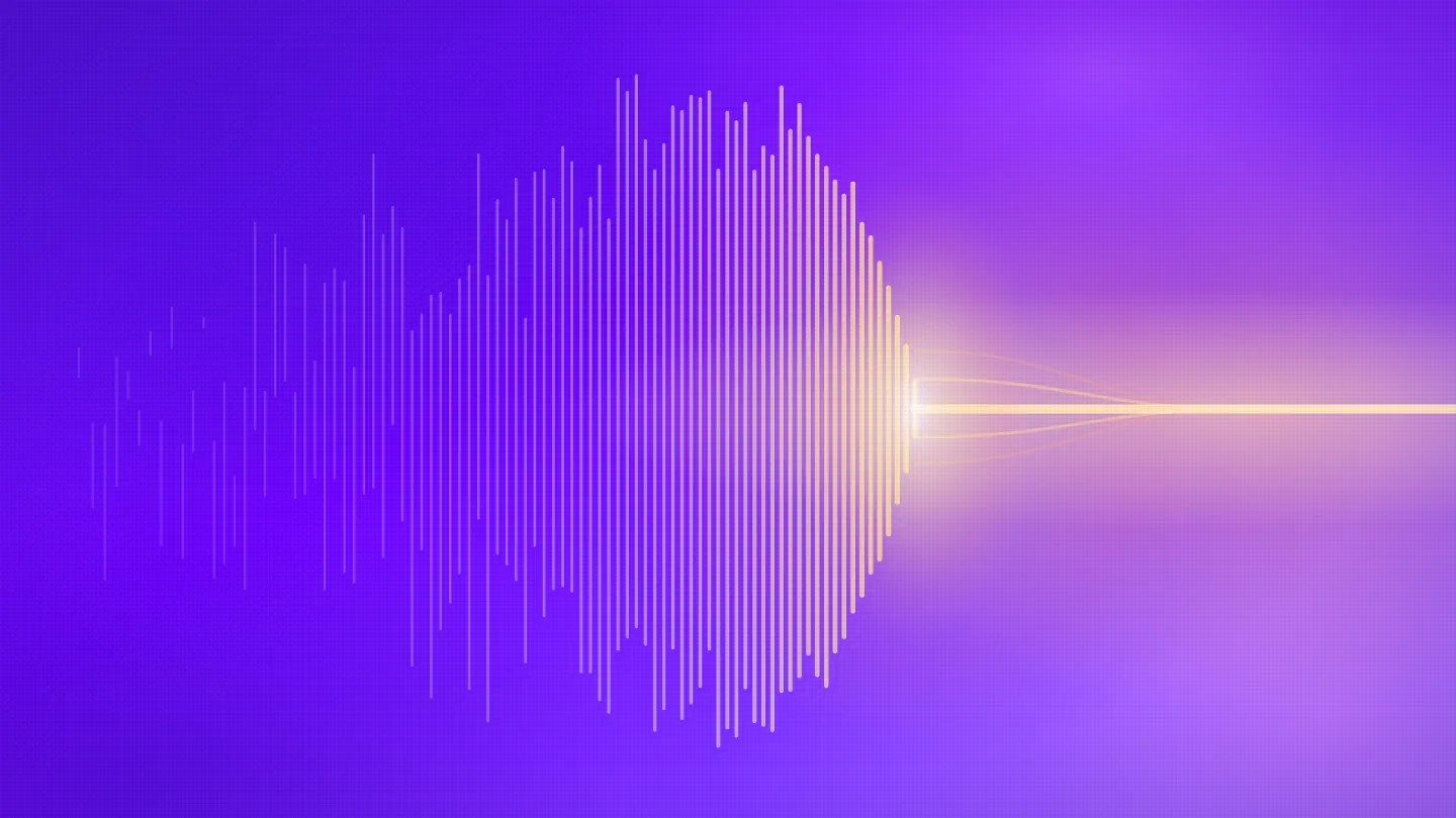 Scattered signals converging into a single bright path
